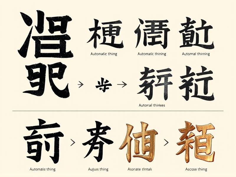AI字体变细设计全攻略,从基础操作到专业技巧_电商美工网